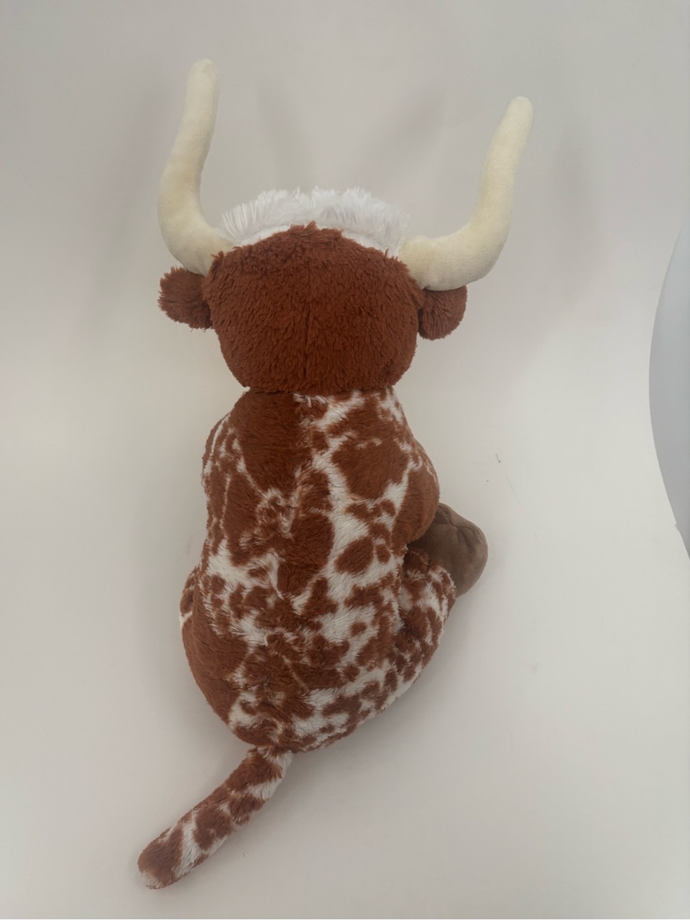 Build-A-Bear Brown and White Longhorn Plush - Picture 2 of 8